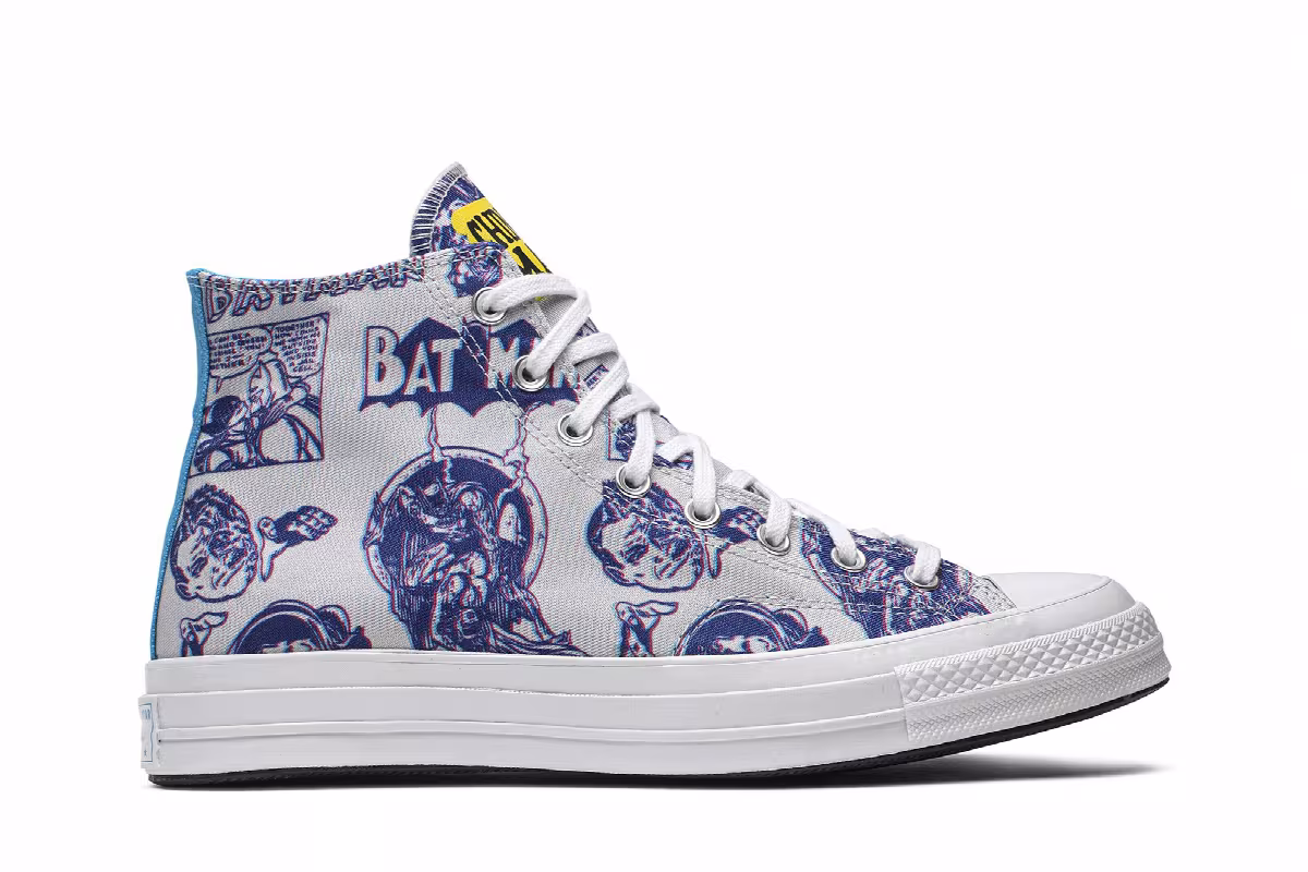 DC Comics x Chinatown Market x Converse Chuck 70 High 3D Batman Print, view 2