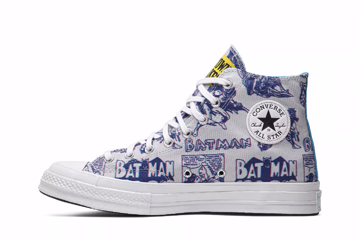 DC Comics x Chinatown Market x Converse Chuck 70 High 3D Batman Print, view 4