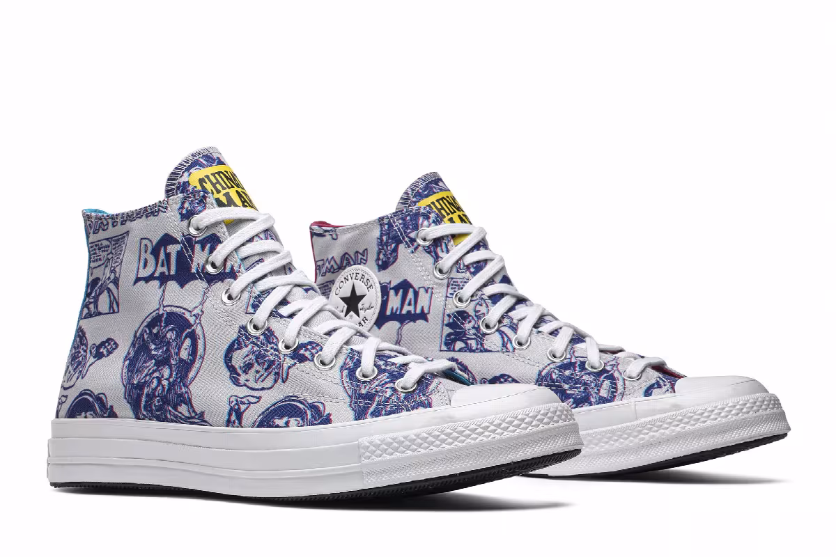 DC Comics x Chinatown Market x Converse Chuck 70 High 3D Batman Print, view 9