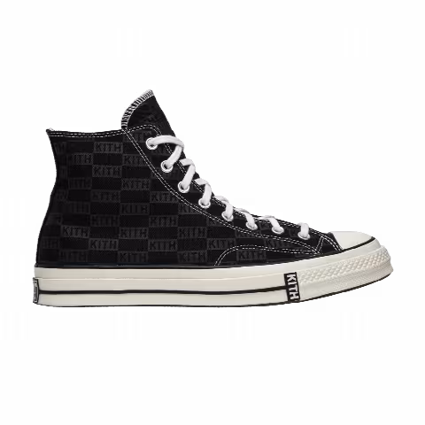 Kith x Converse Chuck 70 High 'Black Monogram'