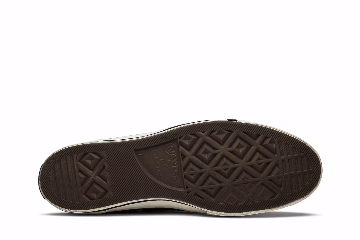 Kith x Converse Chuck 70 High Black Monogram, view 5