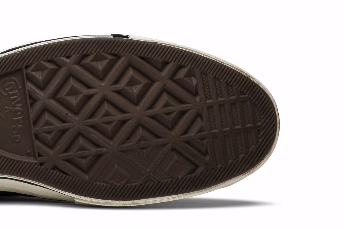 Kith x Converse Chuck 70 High Black Monogram, view 6