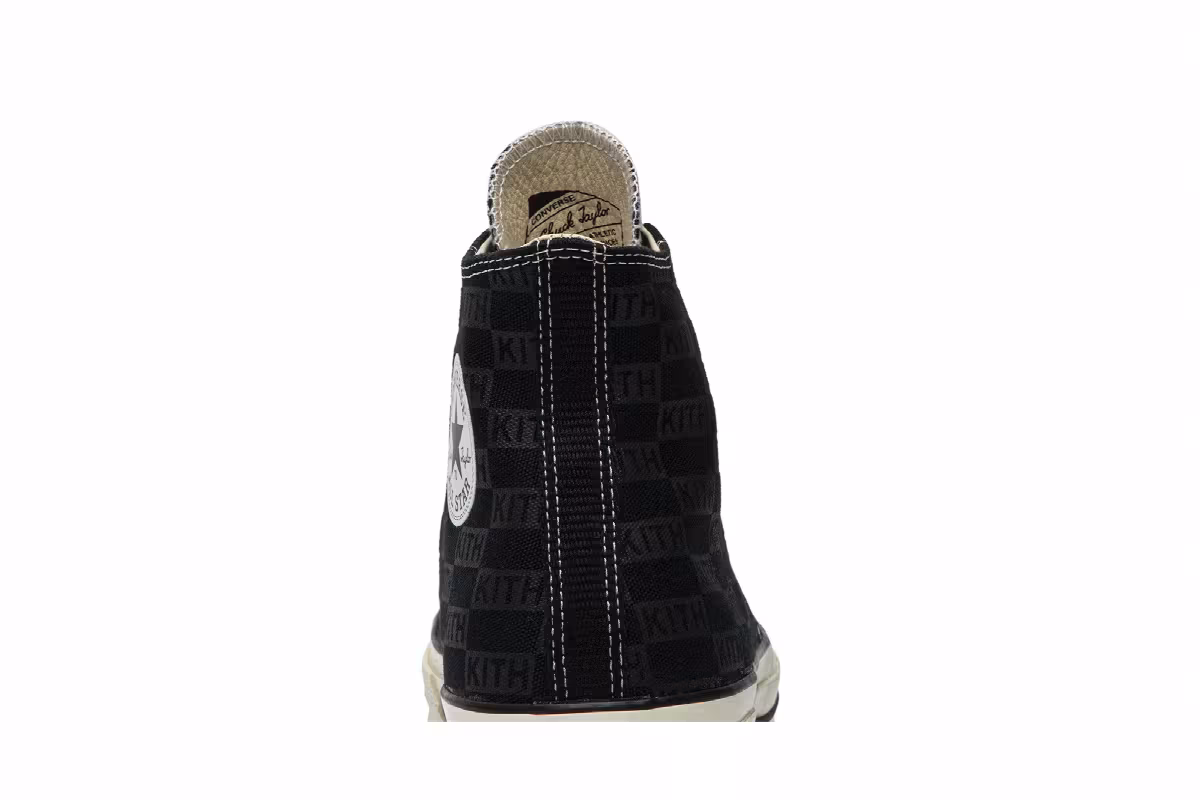Kith x Converse Chuck 70 High Black Monogram, view 8