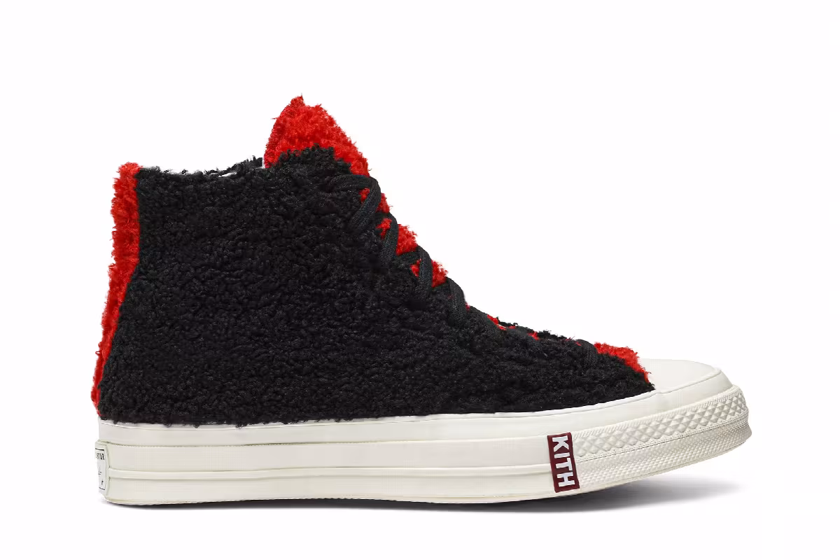 KITH x Disney x Converse Chuck 70 Fleece Mickey Mouse, view 2