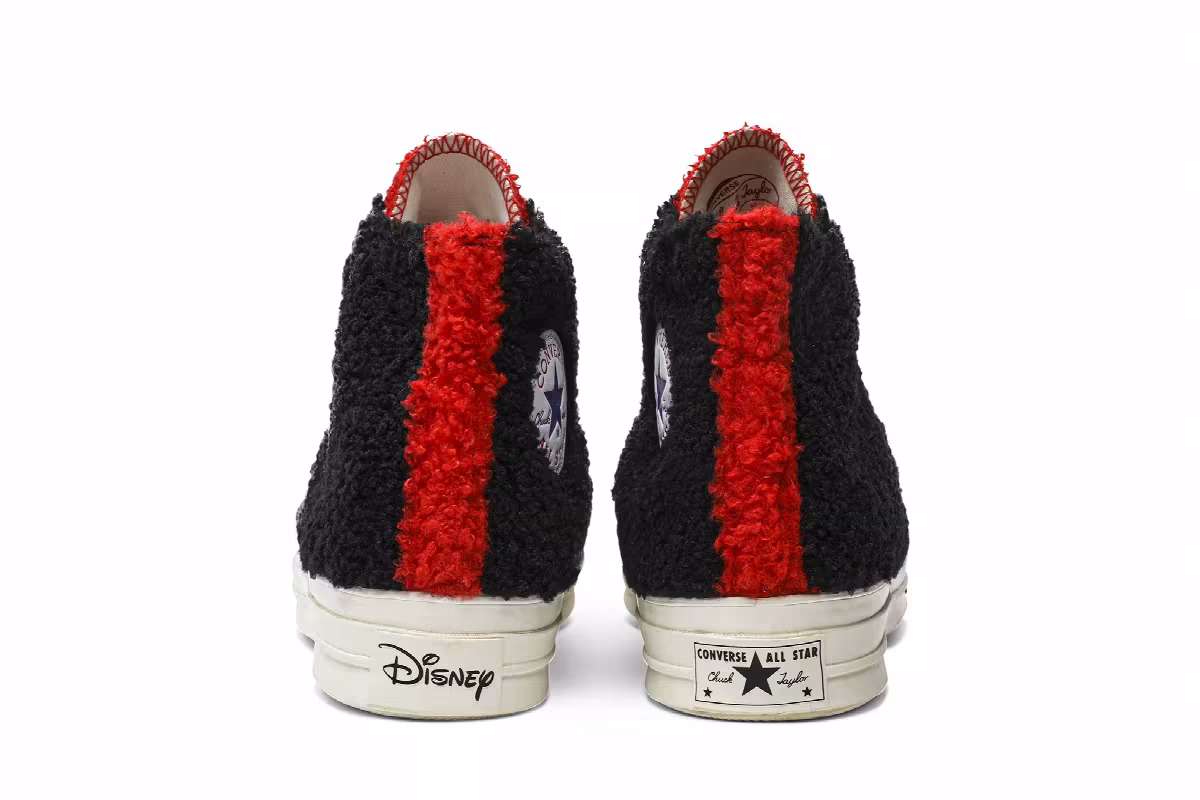 KITH x Disney x Converse Chuck 70 Fleece Mickey Mouse, view 7