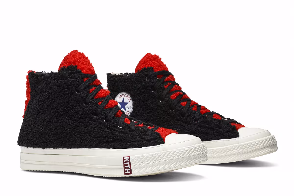 KITH x Disney x Converse Chuck 70 Fleece Mickey Mouse, view 9