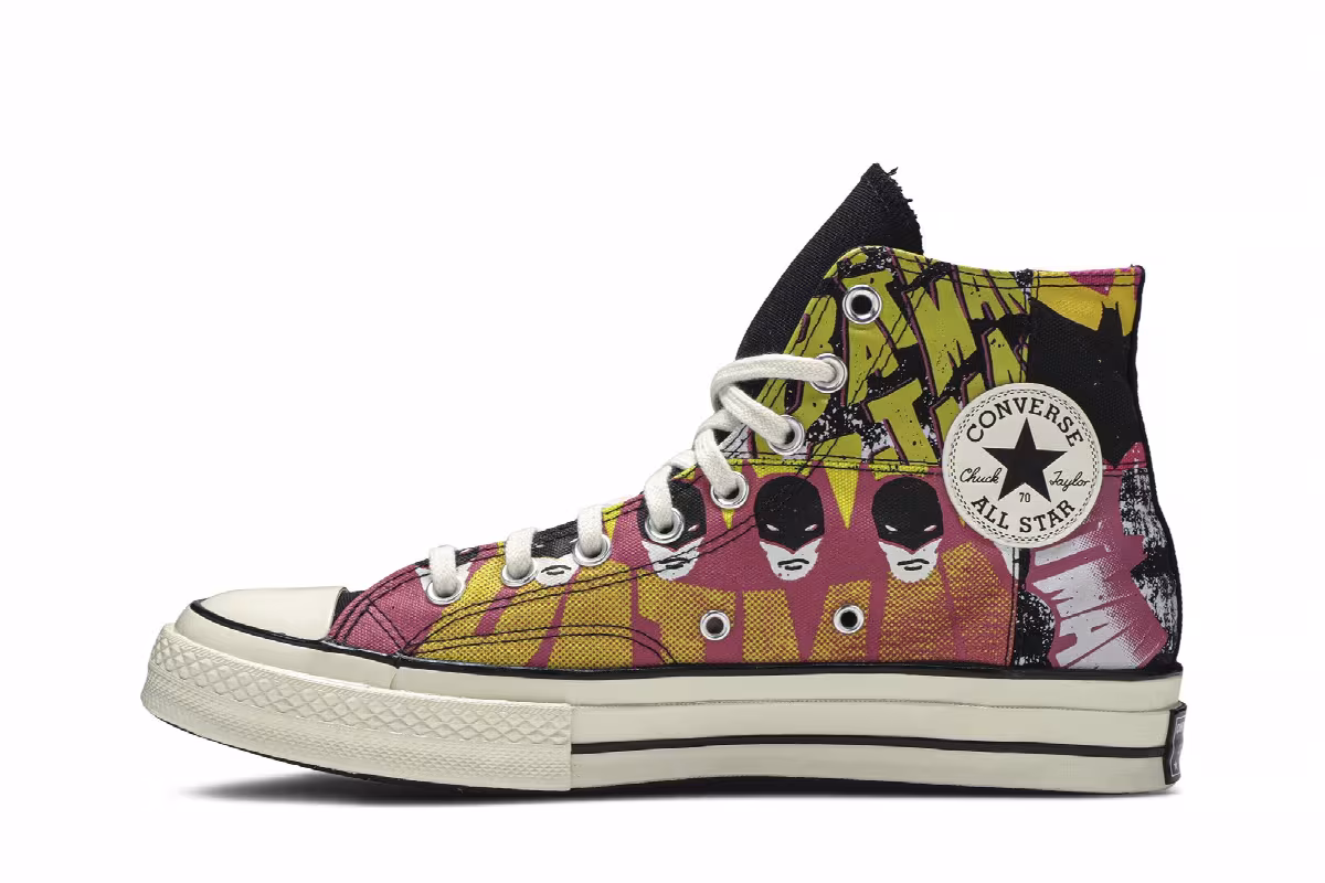 Batman x Converse Chuck 70 High 80th Anniversary - Black, view 4