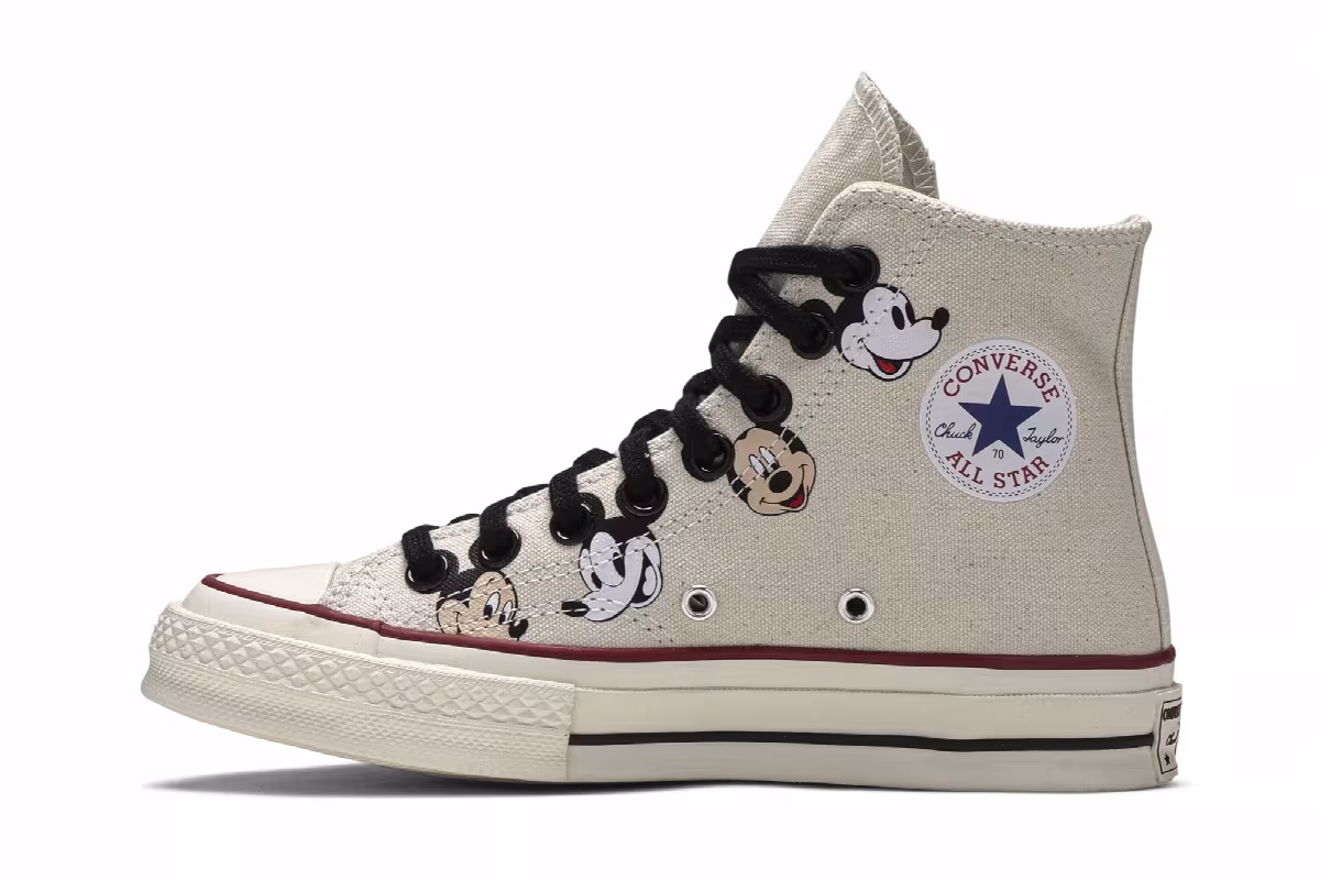 KITH x Disney x Converse Chuck 70 Mickey Mouse Portrait, view 4