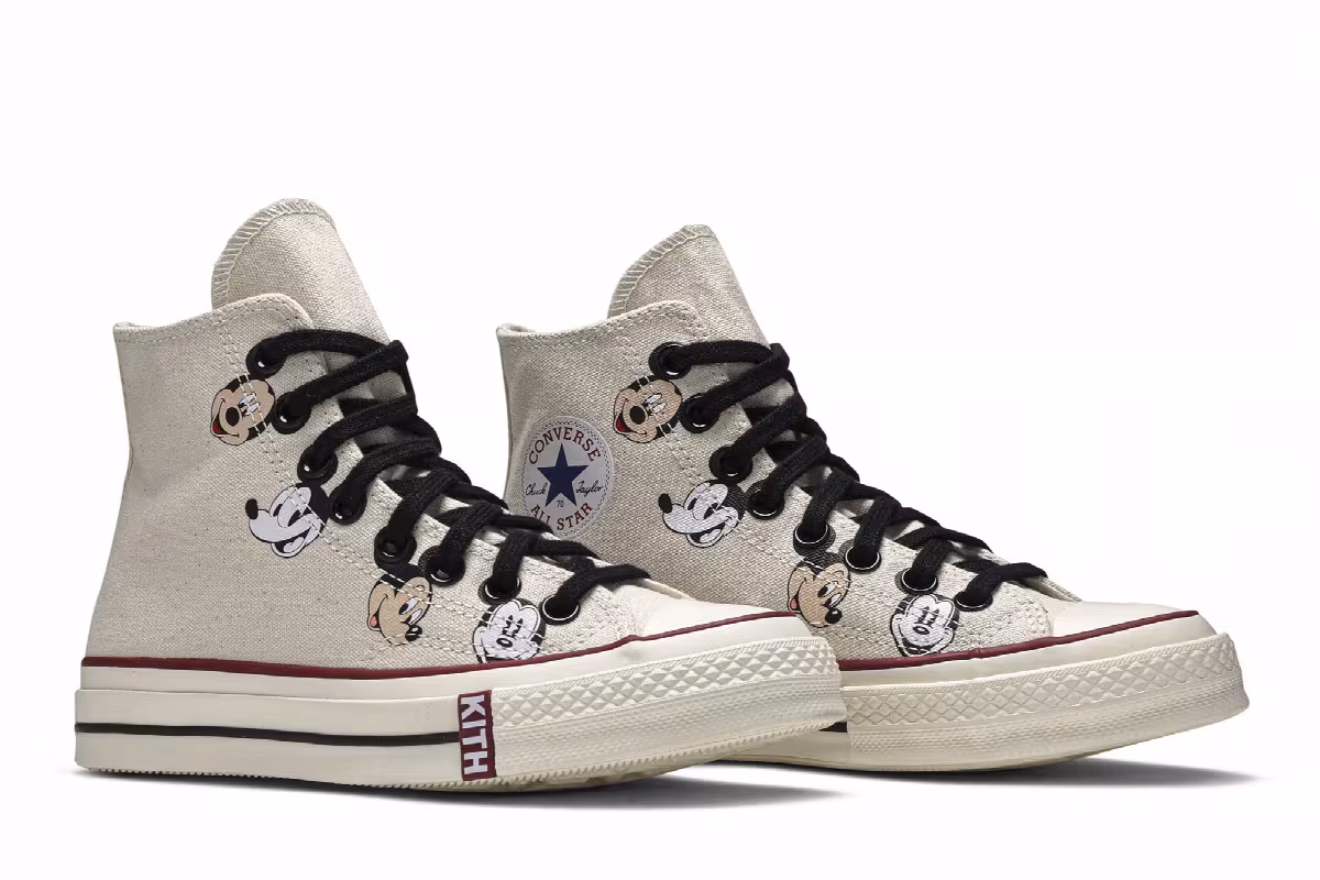 KITH x Disney x Converse Chuck 70 Mickey Mouse Portrait, view 9