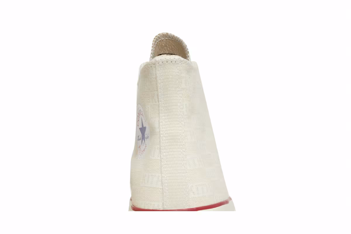 Kith x Converse Chuck 70 Hi White Monogram, view 8
