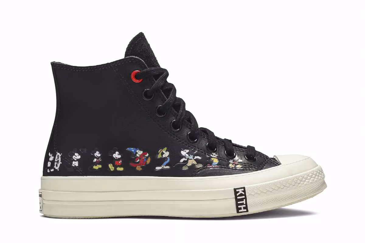 KITH x Disney x Converse Chuck 70 Mickey Mouse Timeline, view 2