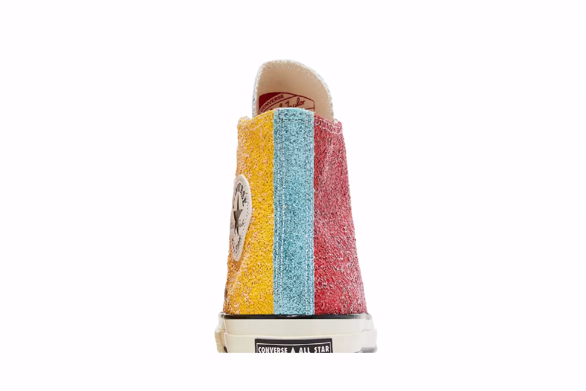 JW Anderson x Converse Chuck 70 Hi Glitter Pack - Cherry Sulphur, view 8