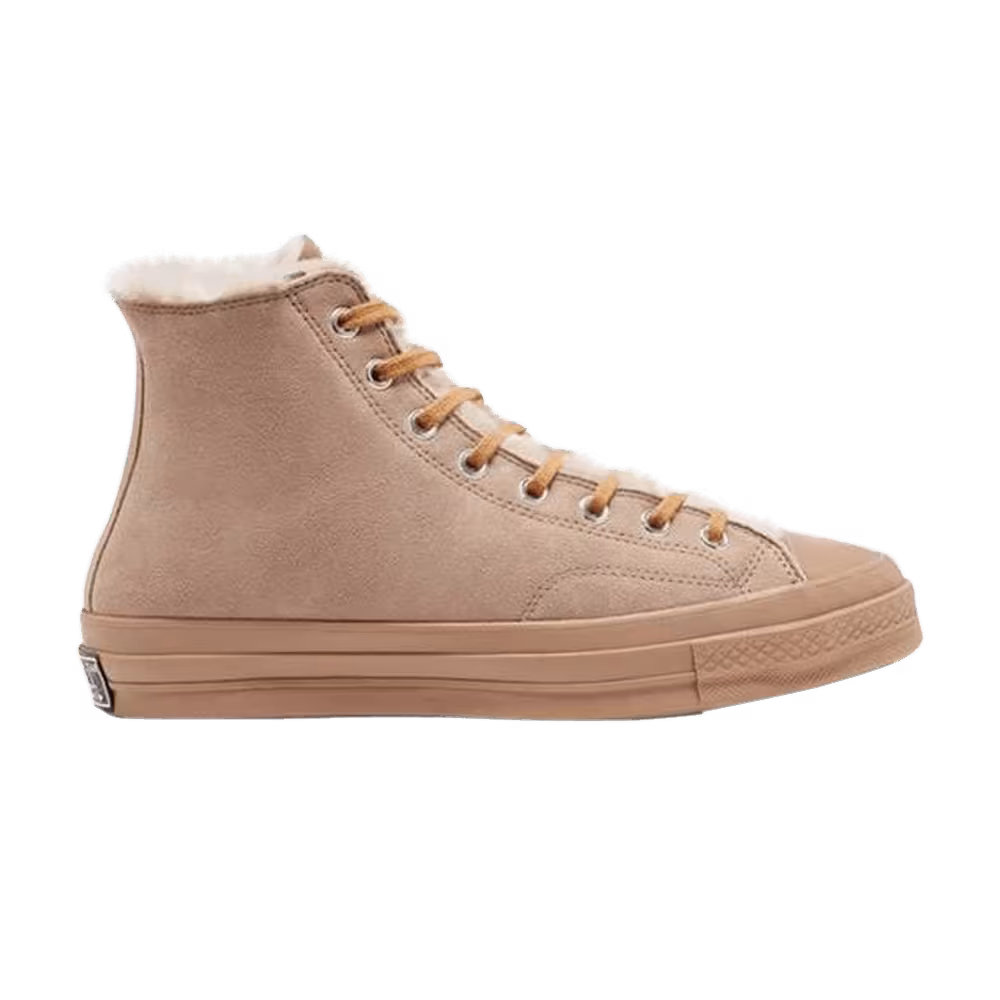 Converse Tri Panel x Chuck 70 Hi Khaki Shearling