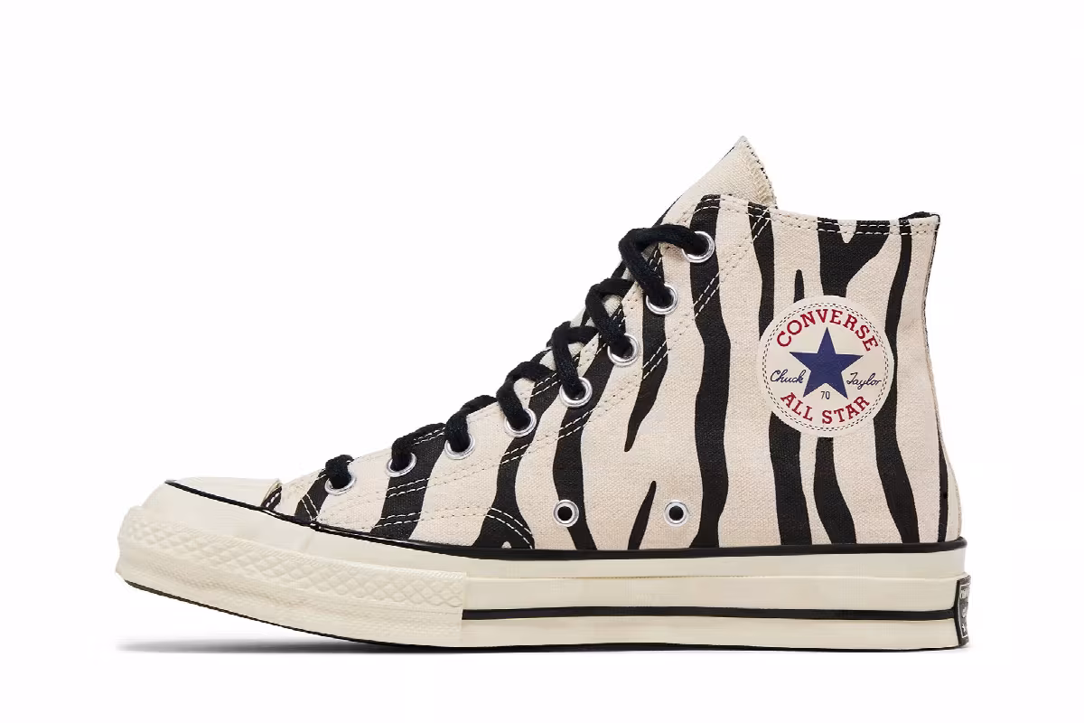 Converse Chuck 70 Hi Zebra, view 4