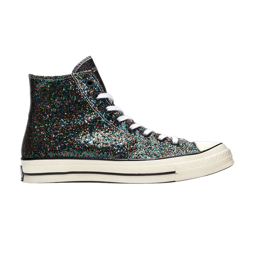 JW Anderson x Converse Chuck 70 Hi Glitter Pack - Black Multicolor