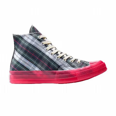 Converse Chuck 70 High 'Plaid Red Translucent Midsole'