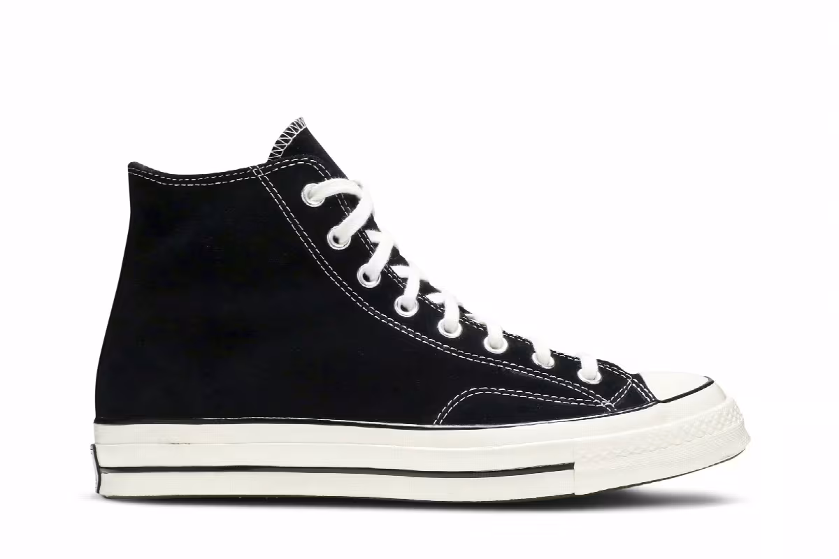 Converse Chuck 70 Hi Black Beige, view 2