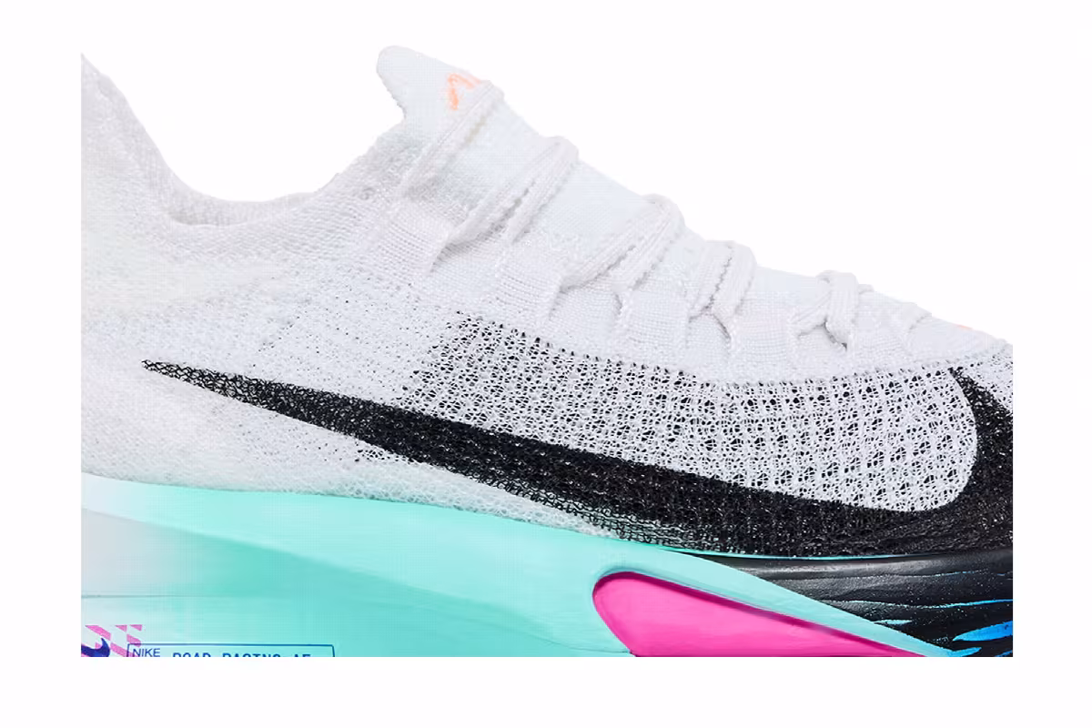 Nike Women's Alphafly 3 White Hyper Turquoise, view 3