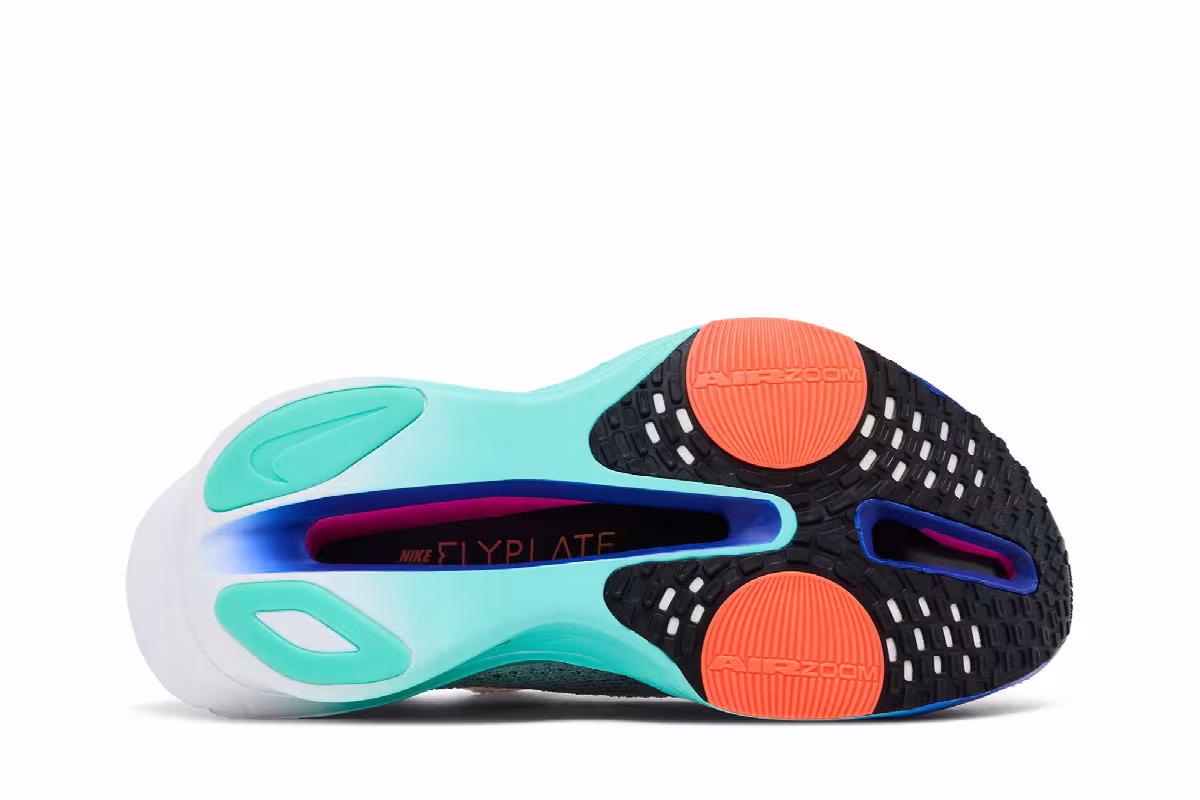 Nike Women's Alphafly 3 White Hyper Turquoise, view 5