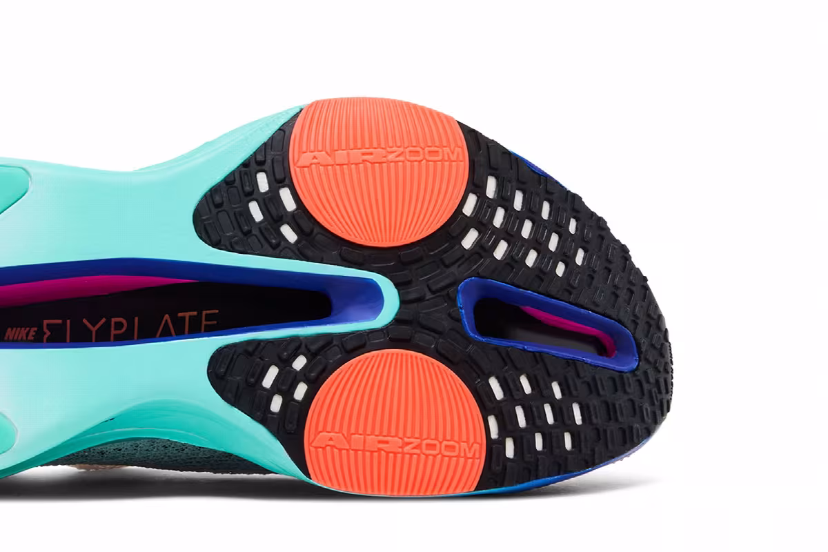 Nike Women's Alphafly 3 White Hyper Turquoise, view 6