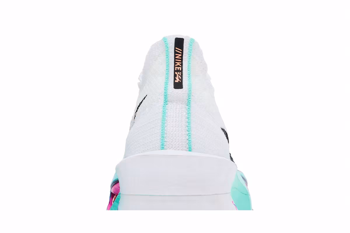 Nike Women's Alphafly 3 White Hyper Turquoise, view 8