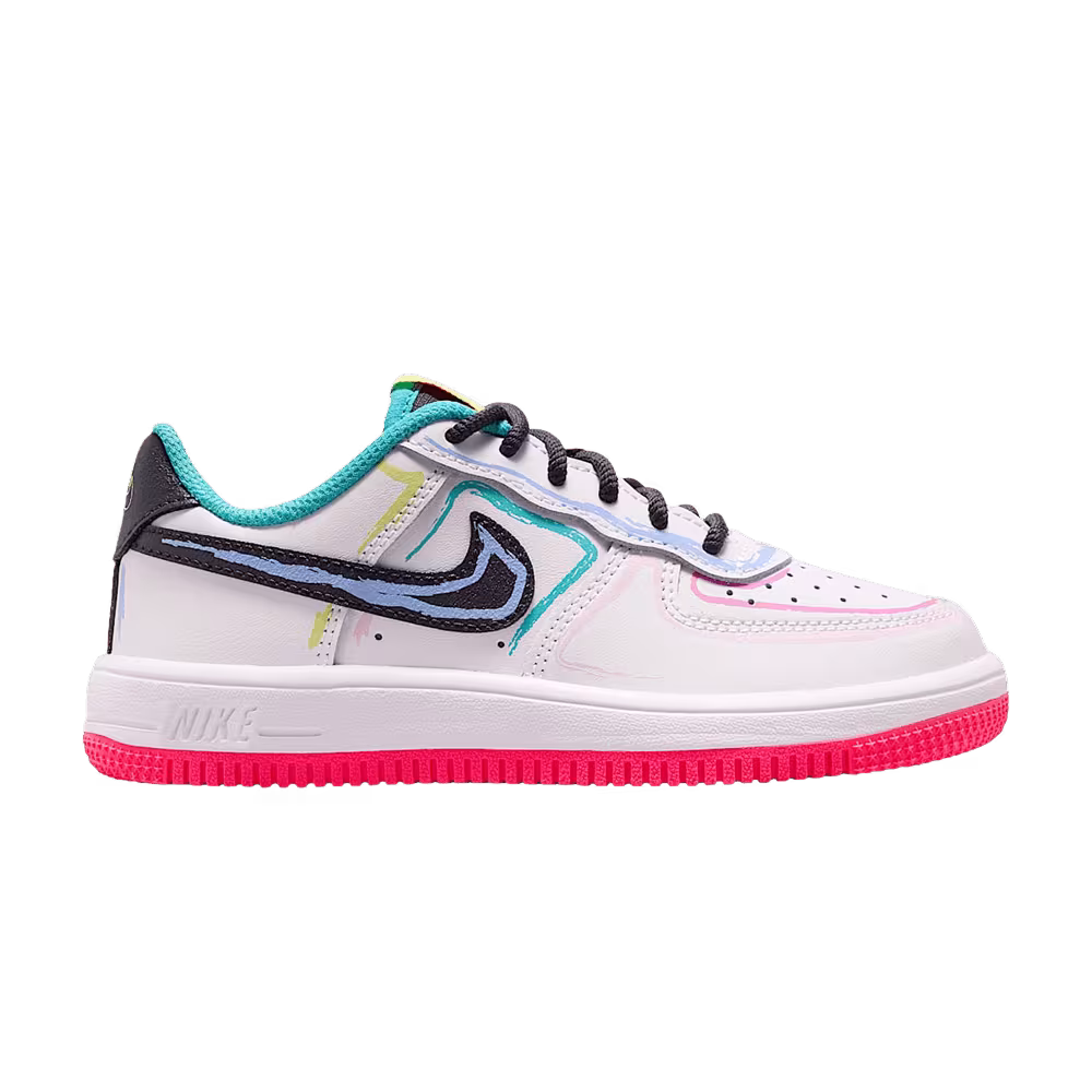Nike Force 1 Low White Hyper Pink