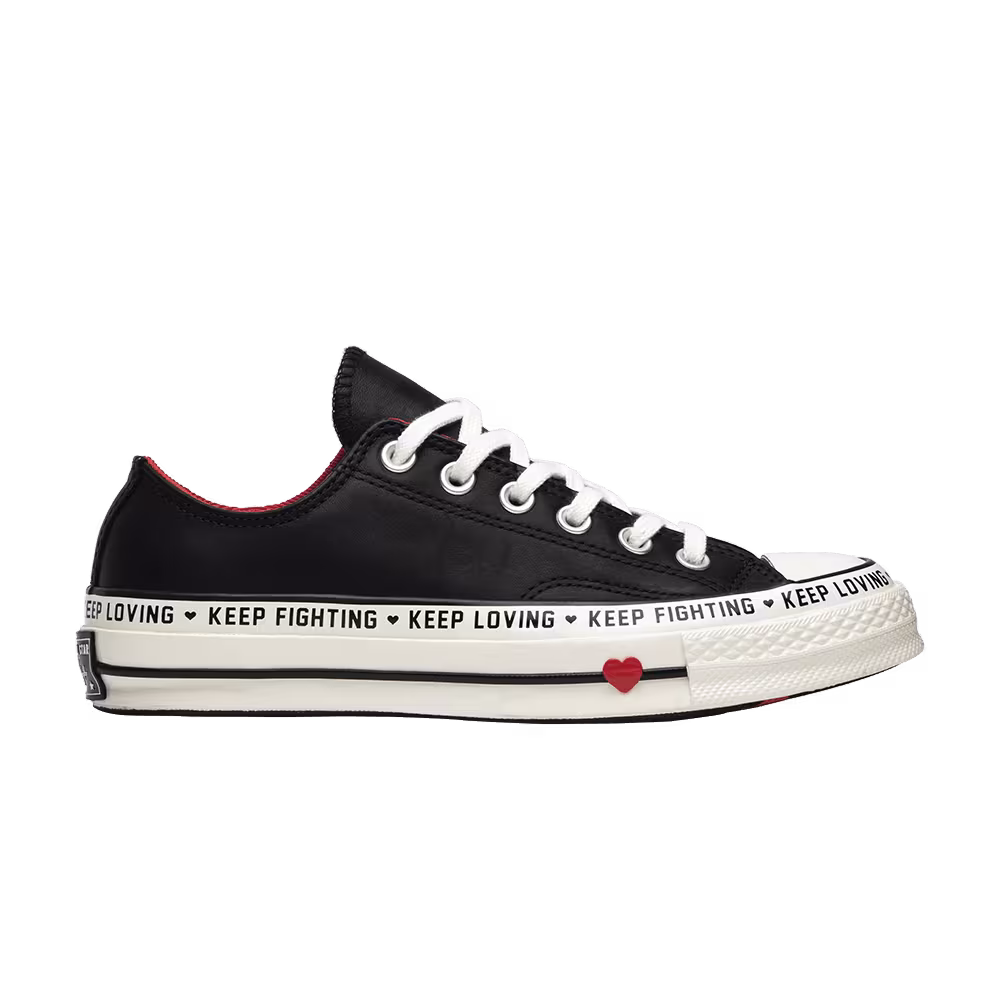 Converse Women's Chuck 70 Low Love Graphic - Black