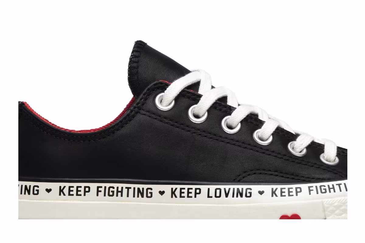 Converse Women's Chuck 70 Low Love Graphic - Black, view 3