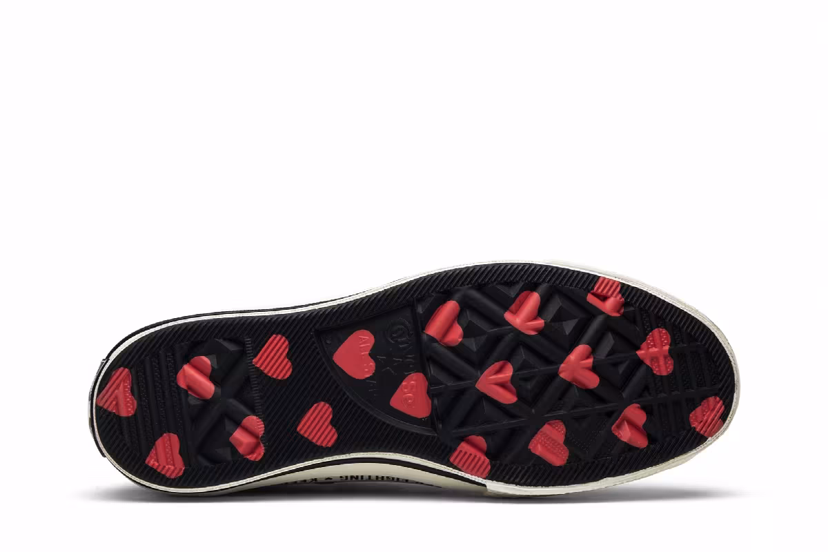 Converse Women's Chuck 70 Low Love Graphic - Black, view 5