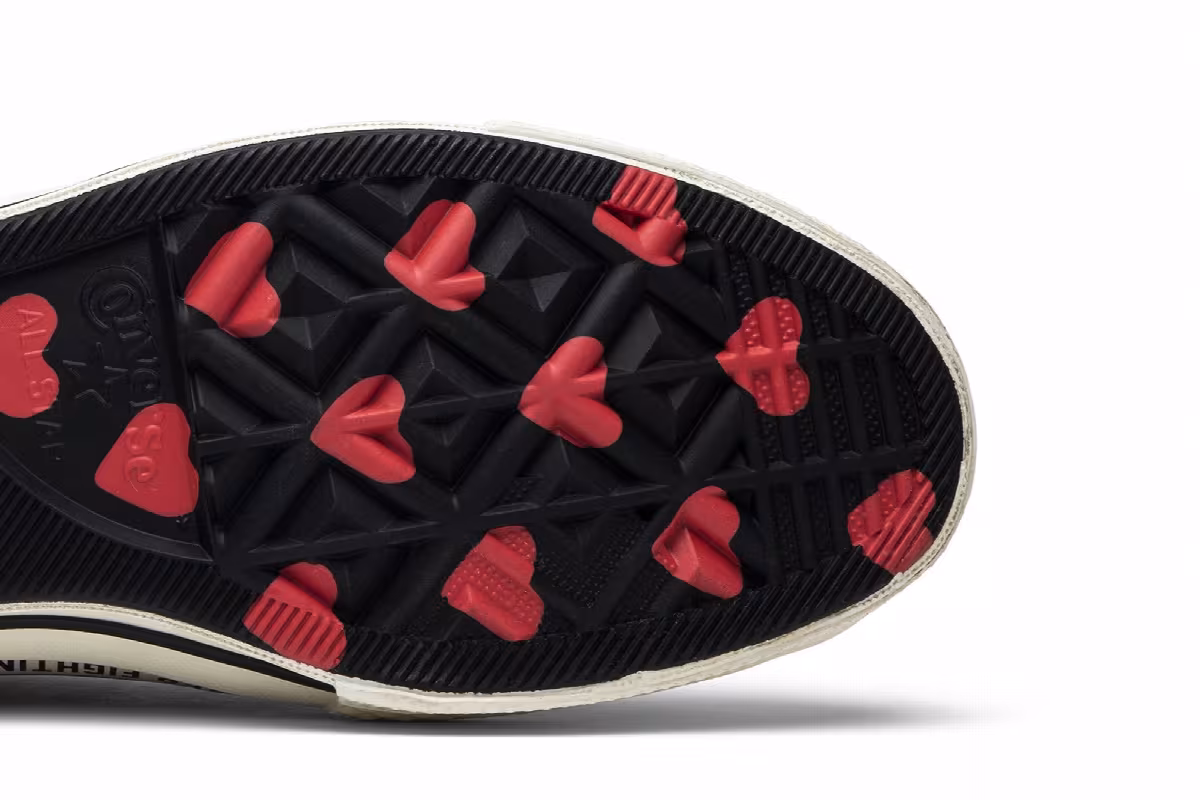 Converse Women's Chuck 70 Low Love Graphic - Black, view 6