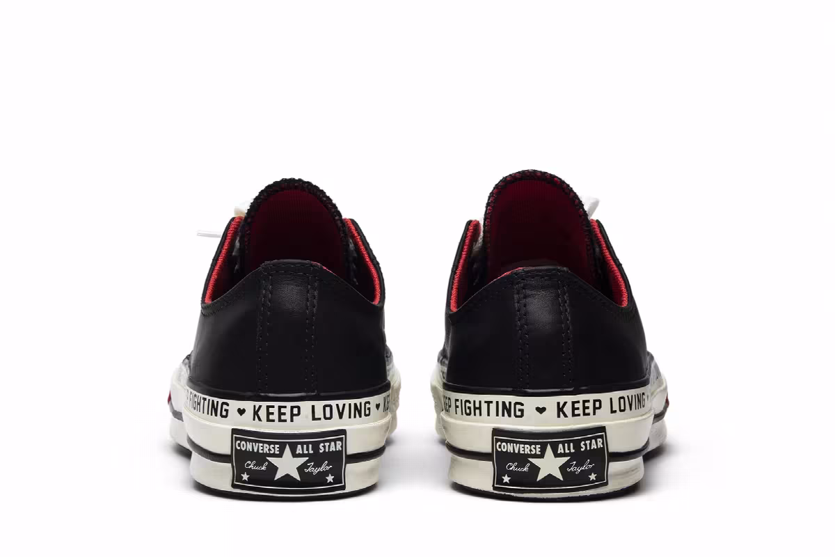 Converse Women's Chuck 70 Low Love Graphic - Black, view 7