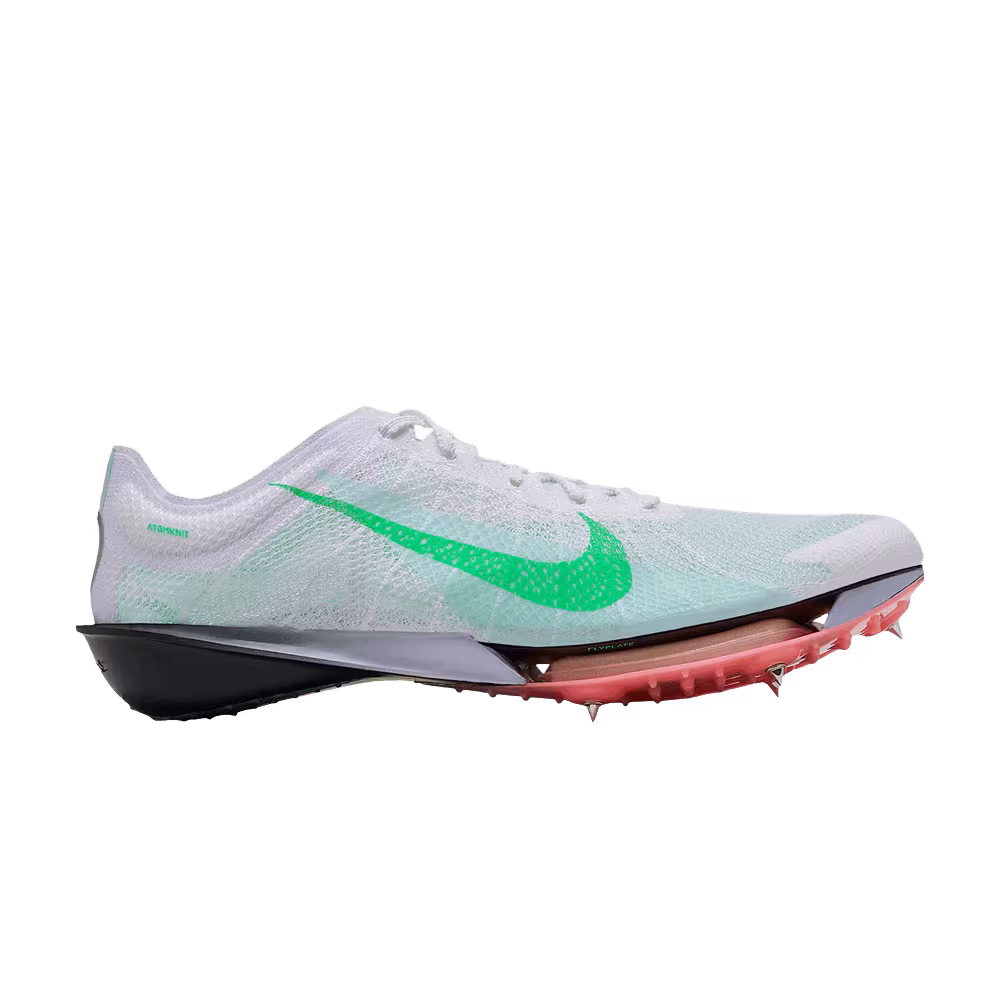 Nike Victory 2 Track & Field Distance Spikes Summit White Obsidian Palest Purple Electro Green