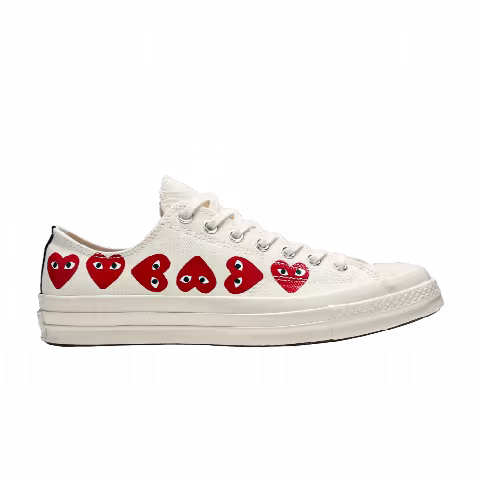 Comme des Garçons Play x Converse Chuck 70 Low Top 'Multi Heart'