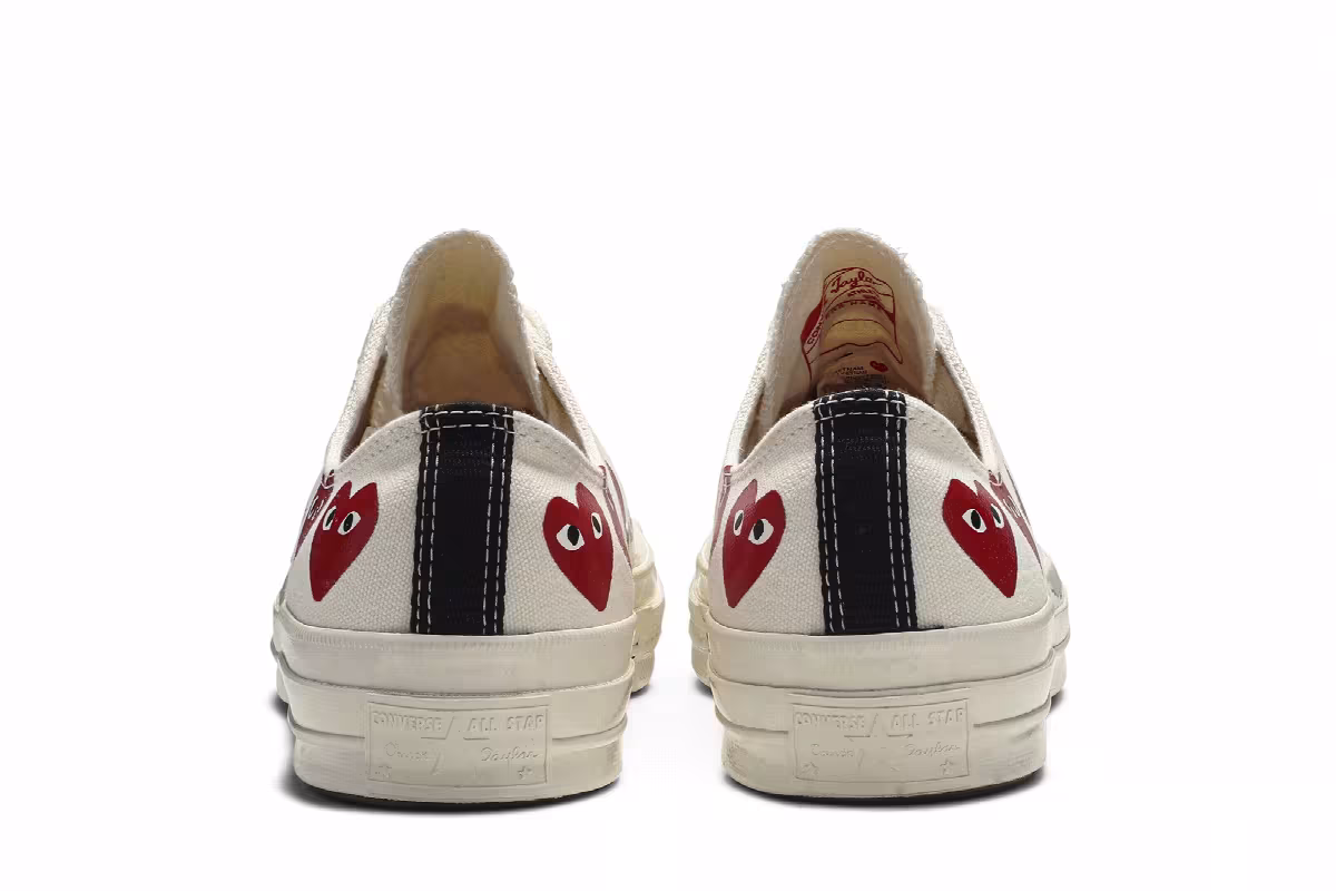 Comme des Garçons Play x Converse Chuck 70 Low Top Multi Heart, view 7
