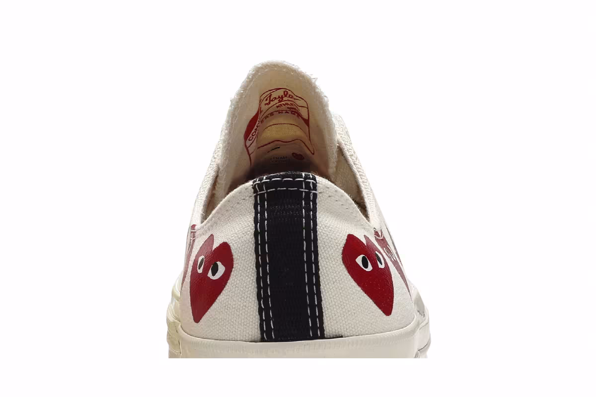 Comme des Garçons Play x Converse Chuck 70 Low Top Multi Heart, view 8
