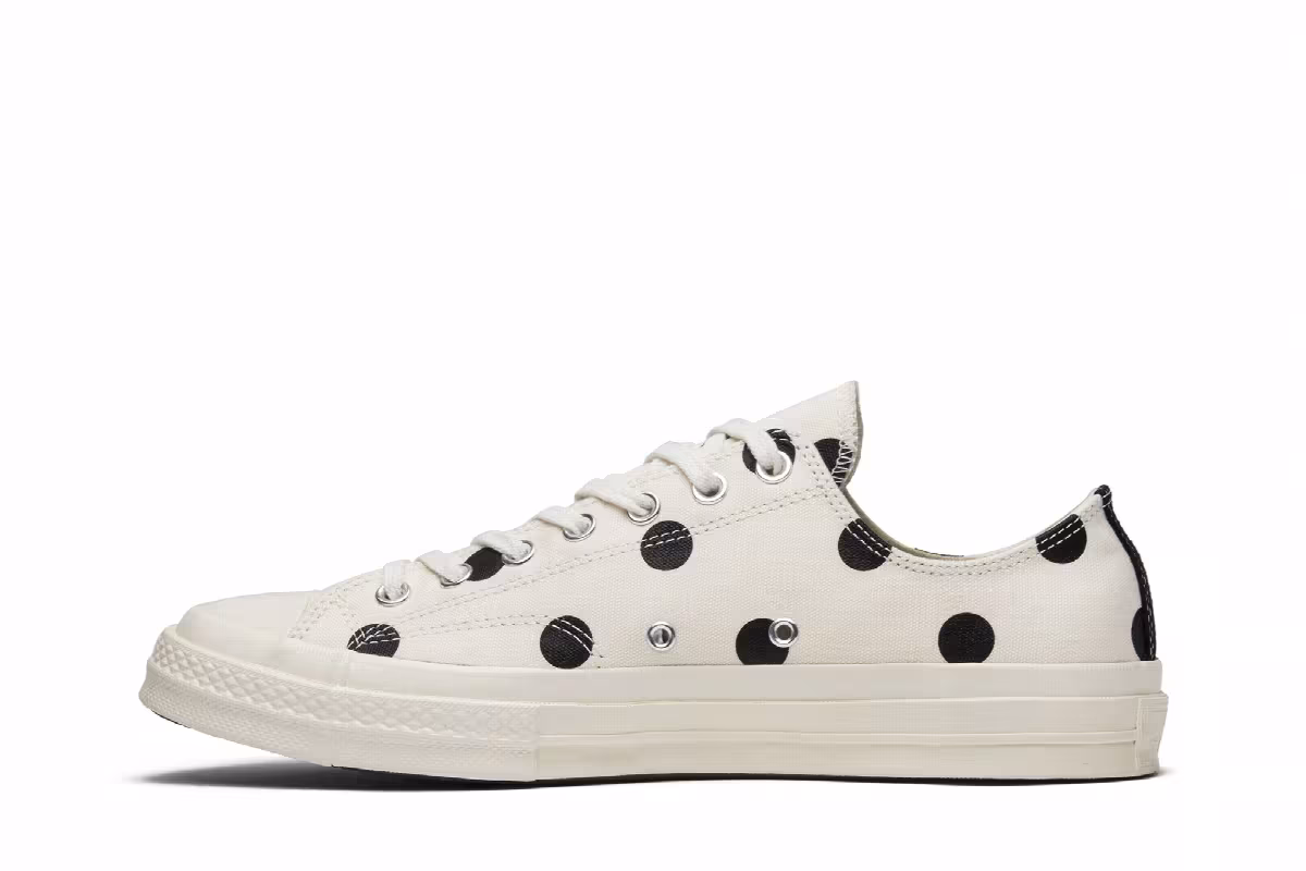 Comme des Garçons x Converse Chuck Taylor All Star 70 Low Polka Dot, view 4