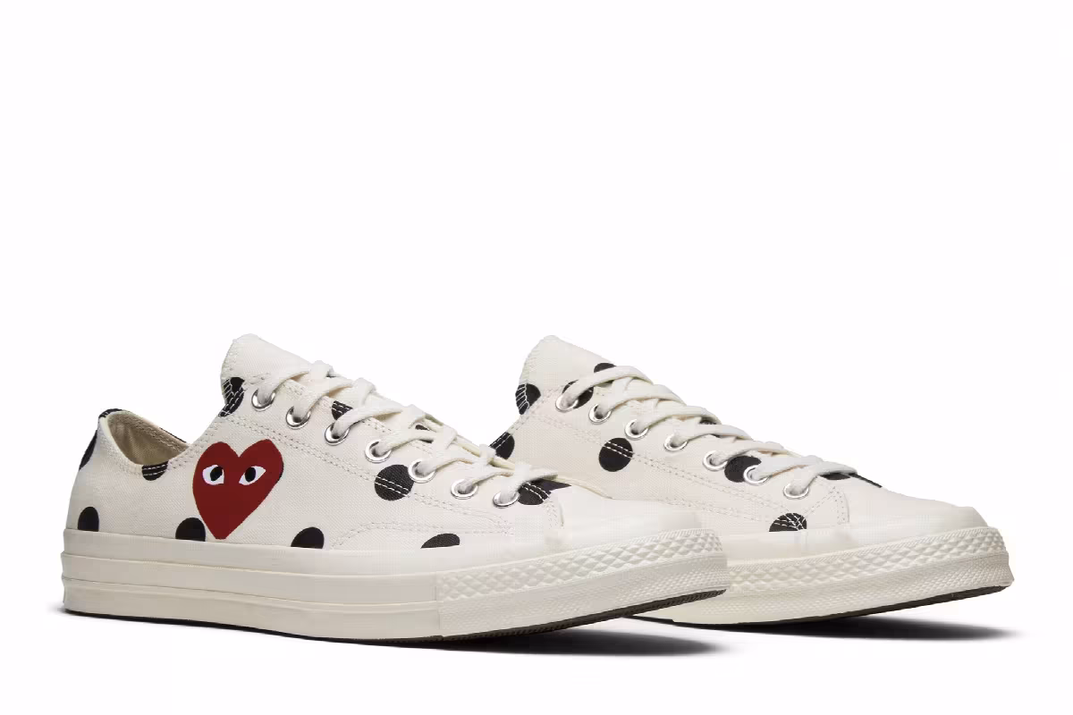 Comme des Garçons x Converse Chuck Taylor All Star 70 Low Polka Dot, view 9
