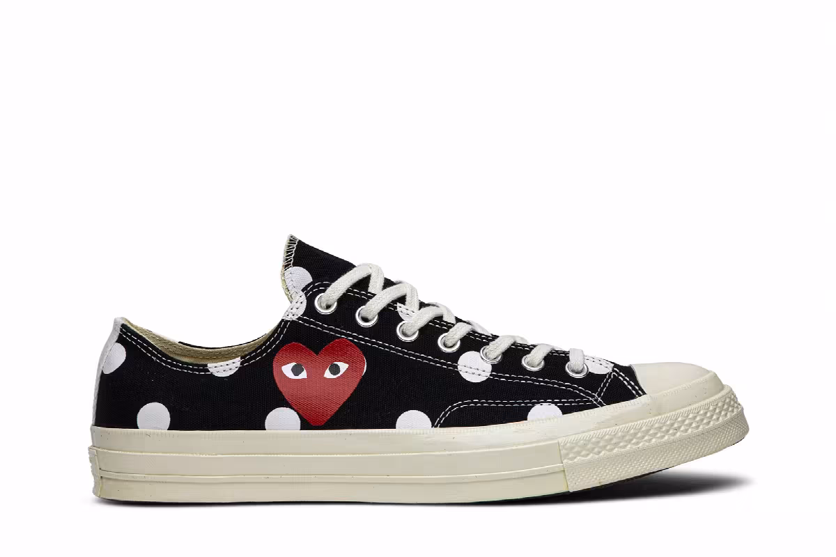 Comme des Garçons x Converse Chuck Taylor All Star 70 Low Polka Dot, view 2