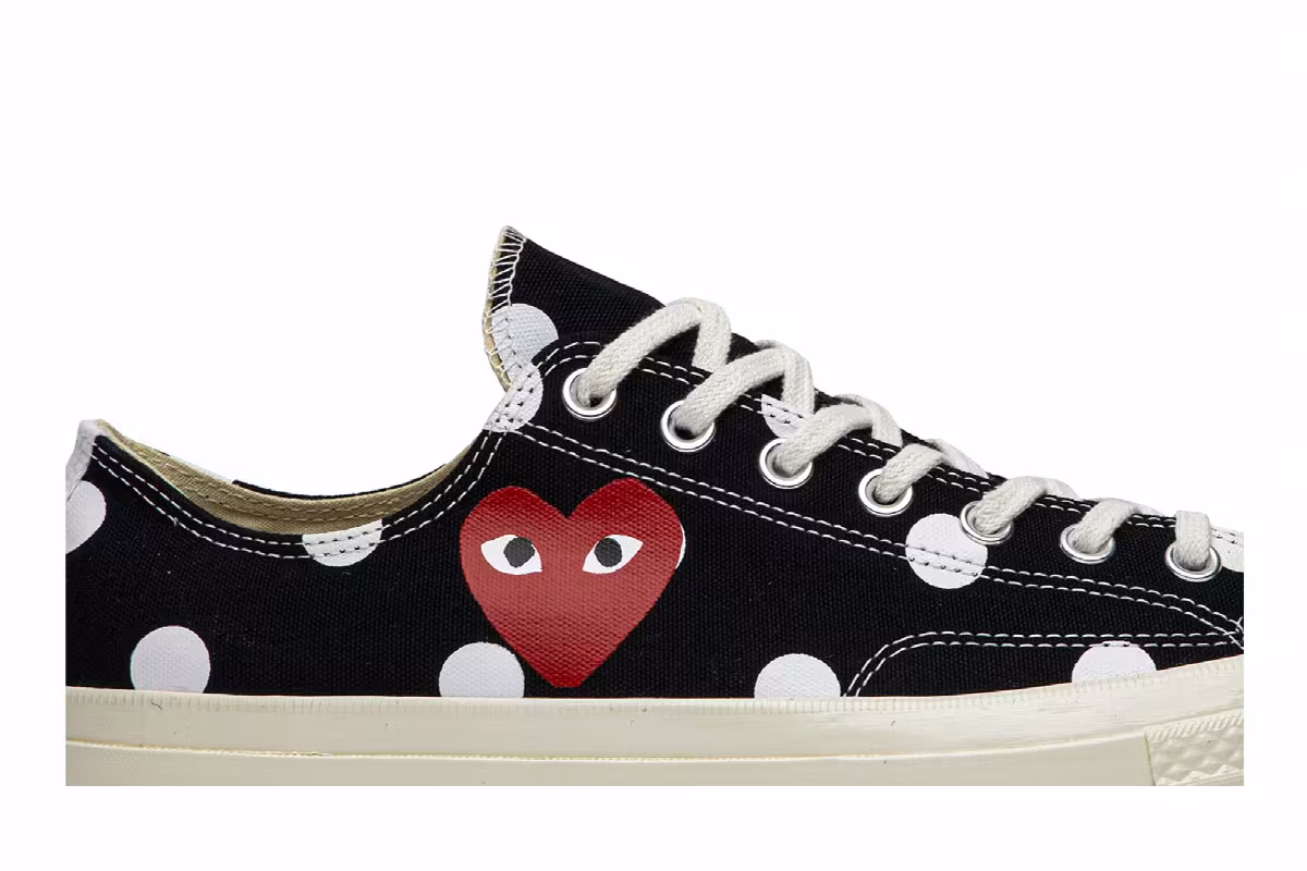 Comme des Garçons x Converse Chuck Taylor All Star 70 Low Polka Dot, view 3