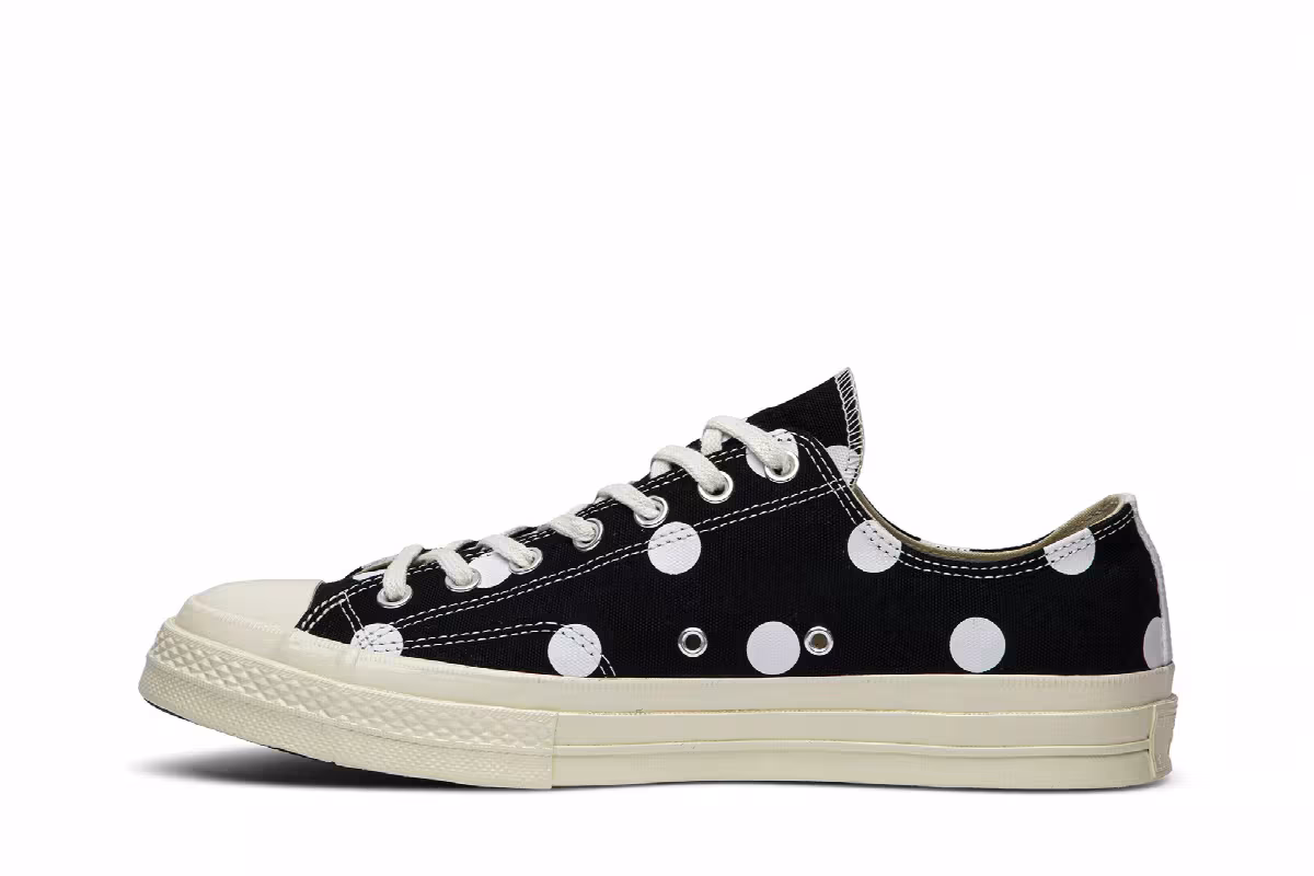 Comme des Garçons x Converse Chuck Taylor All Star 70 Low Polka Dot, view 4