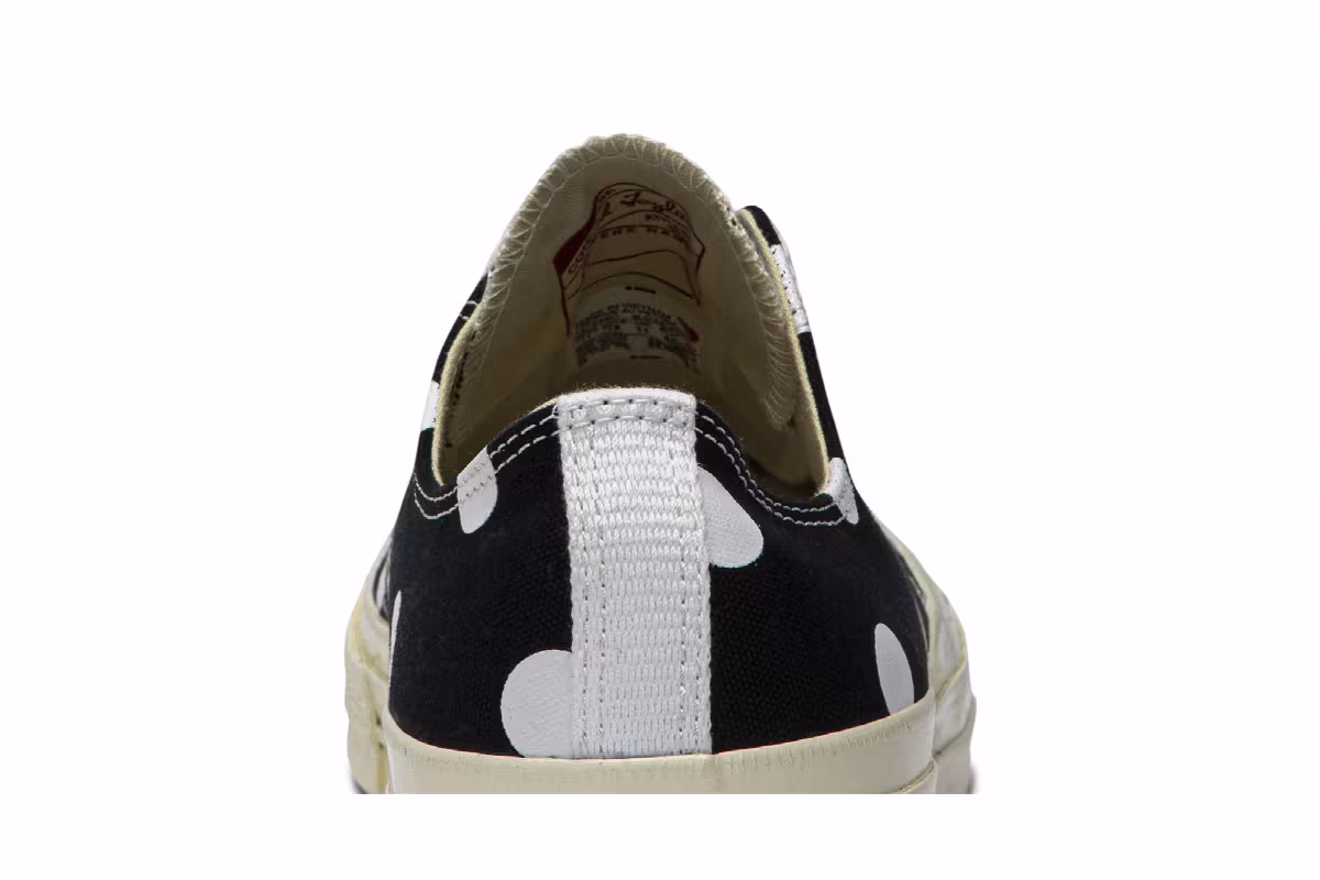 Comme des Garçons x Converse Chuck Taylor All Star 70 Low Polka Dot, view 8
