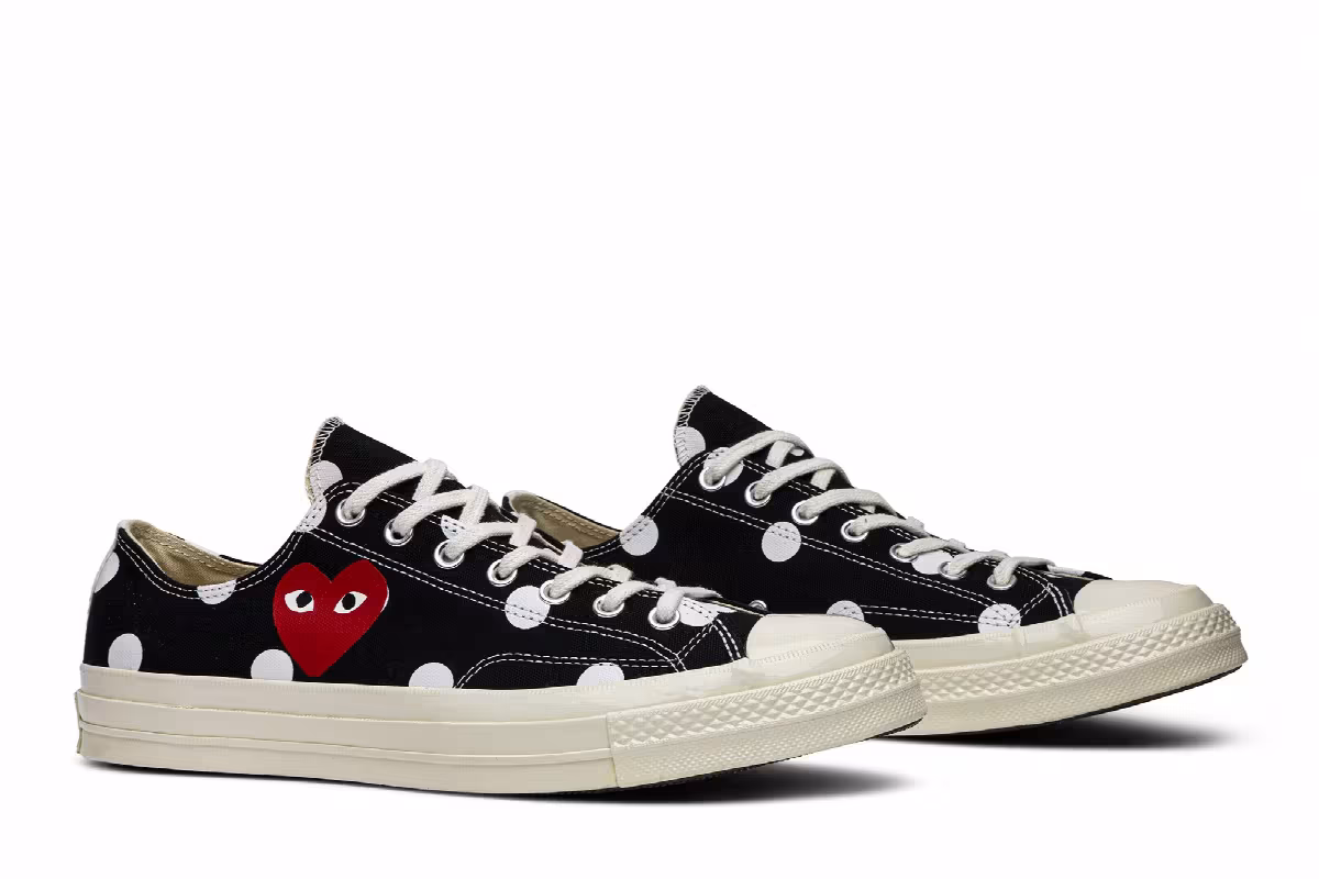 Comme des Garçons x Converse Chuck Taylor All Star 70 Low Polka Dot, view 9