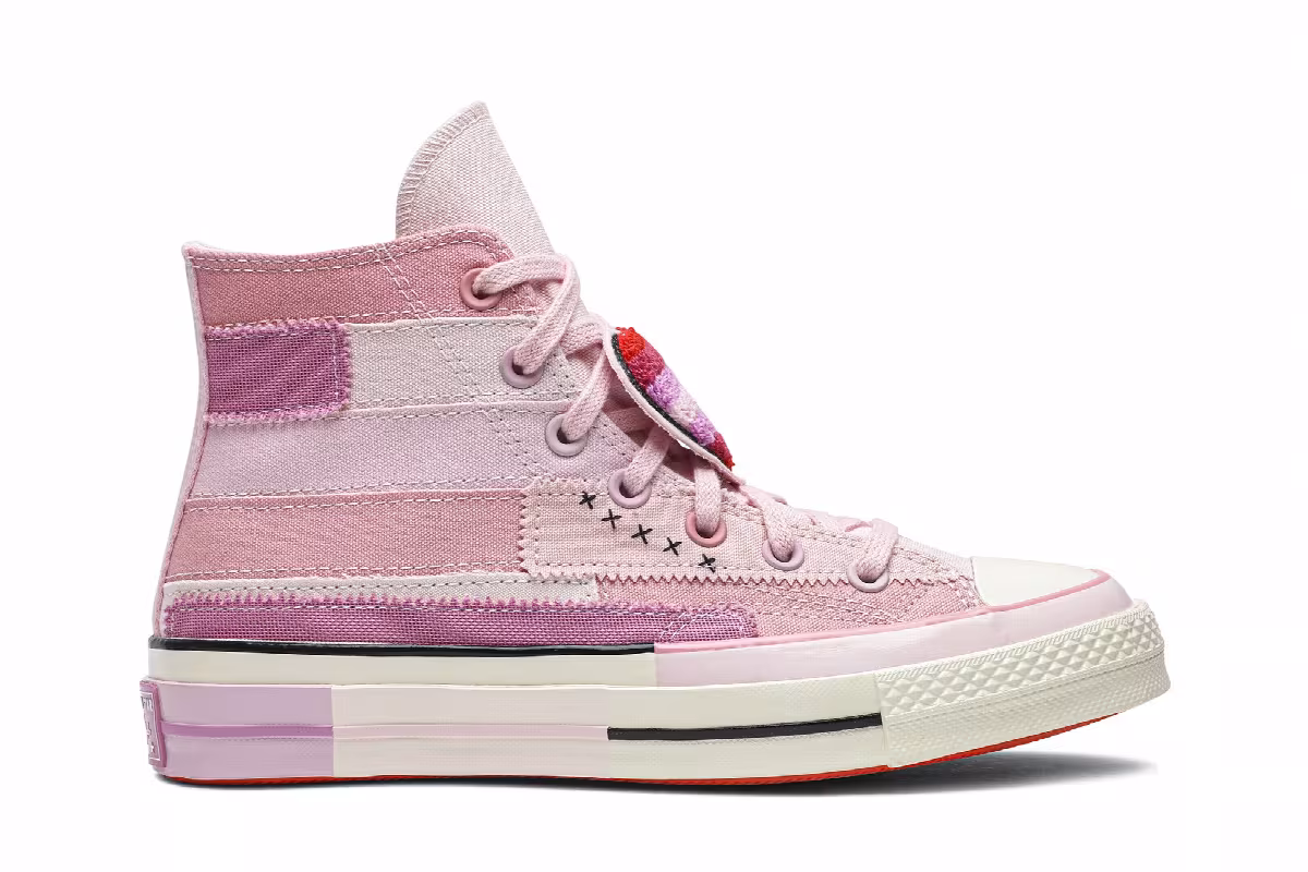 Millie Bobby Brown x Converse Chuck Taylor All Star Hi Petal Pink, view 2