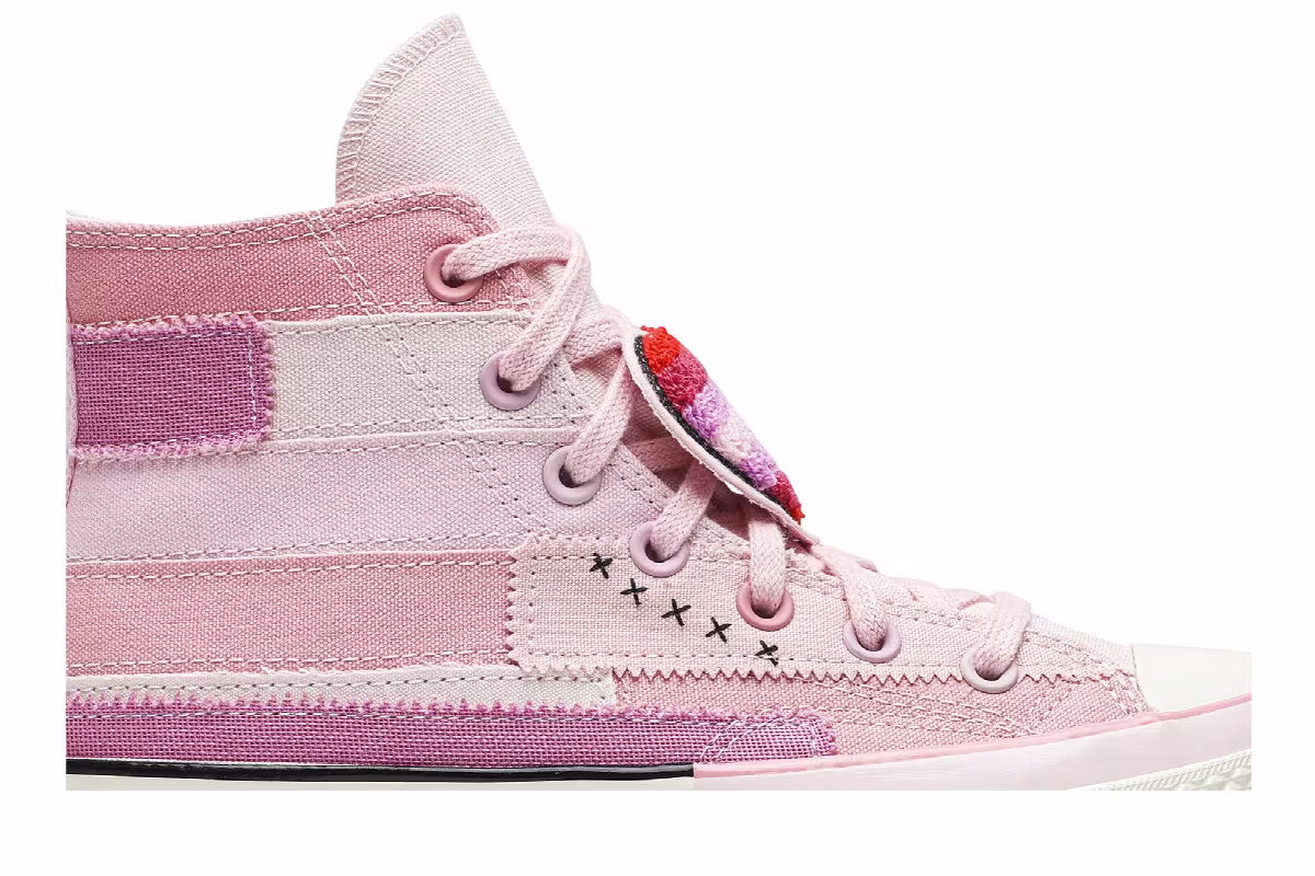 Millie Bobby Brown x Converse Chuck Taylor All Star Hi Petal Pink, view 3