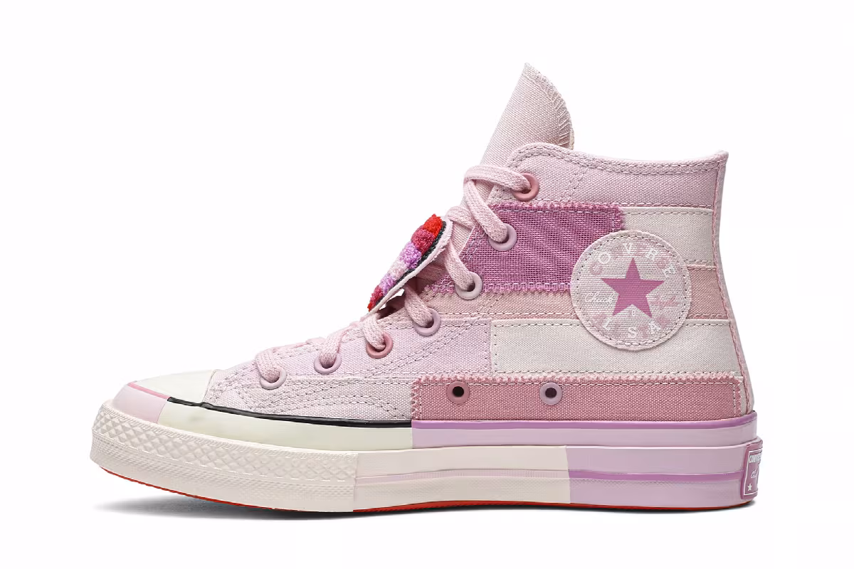 Millie Bobby Brown x Converse Chuck Taylor All Star Hi Petal Pink, view 4