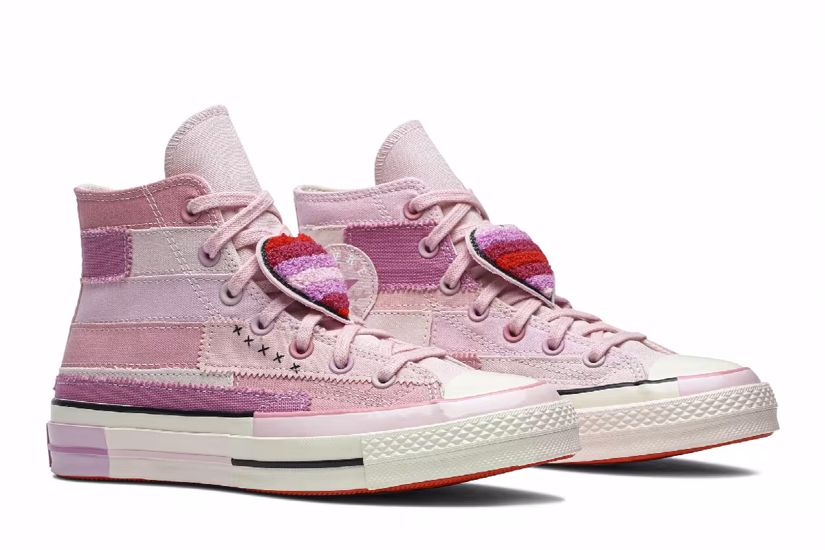 Millie Bobby Brown x Converse Chuck Taylor All Star Hi Petal Pink, view 9