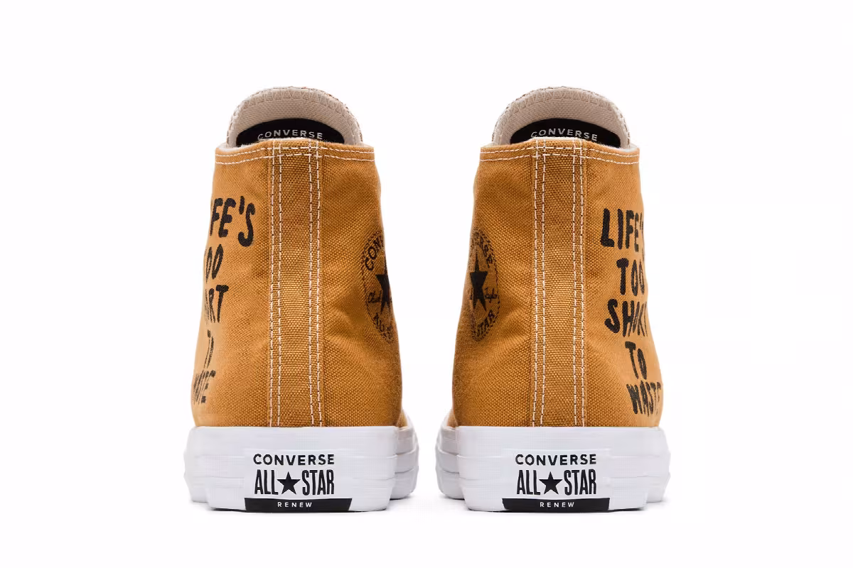 Converse Chuck Taylor All Star Hi Renew Lifes Too Short To Waste, view 7
