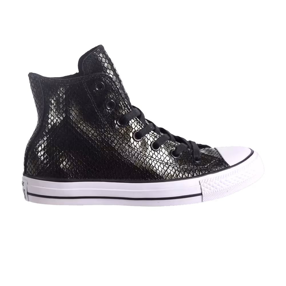 Converse Chuck Taylor All Star High Black Metallic Scale