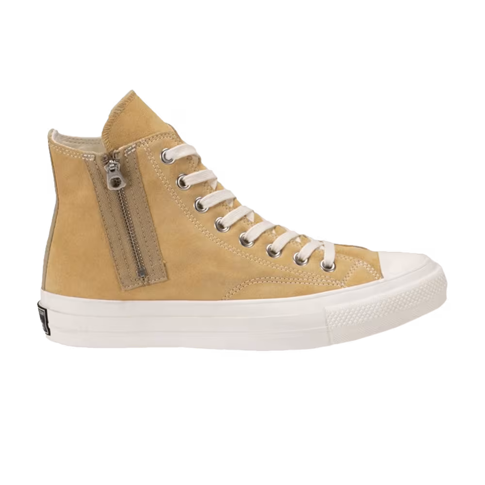 NIGO x Addict x Converse Chuck Taylor All Star Zip Hi Beige Suede