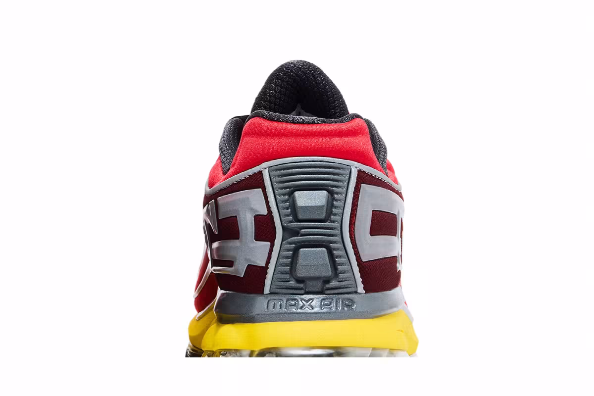 Supreme x Nike Air Max 2001 Air Ecstasy University Red Speed Yellow, view 8